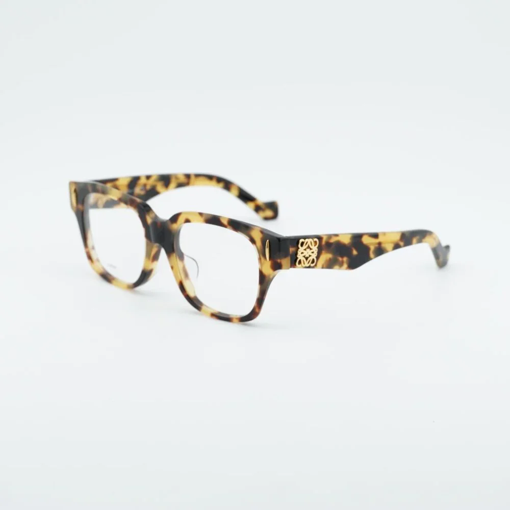 Loewe LW50091F 056 Eyeglasses Brown Havana 51mm Square Frame